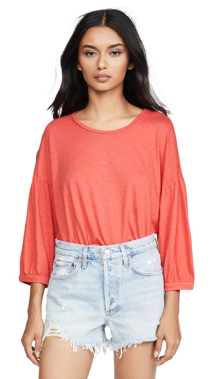 Sundry Bubble Sleeve Tee