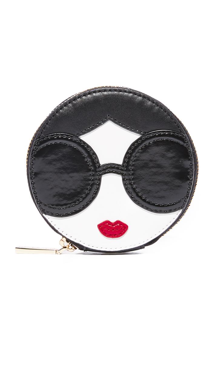 Alice Olivia Stace Face Circular Coin Pouch