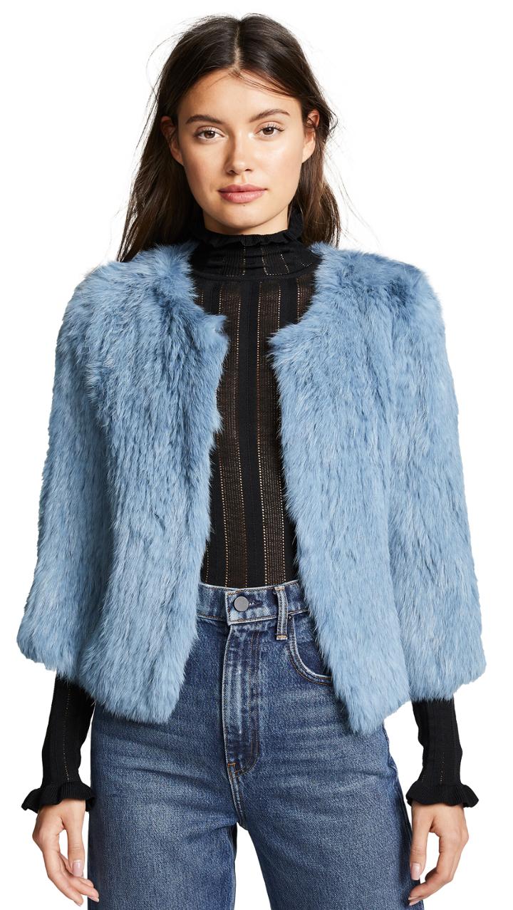 Yves Salomon Meteo Rabbit Jacket