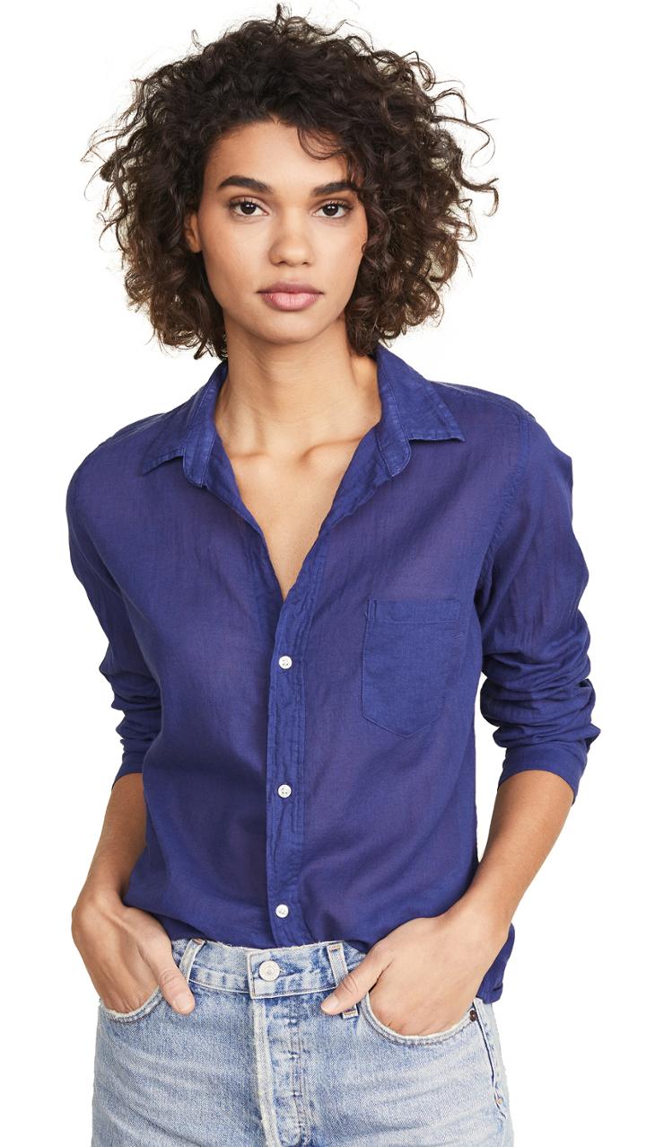 Frank Eileen Barry Long Sleeve Button Down Shirt