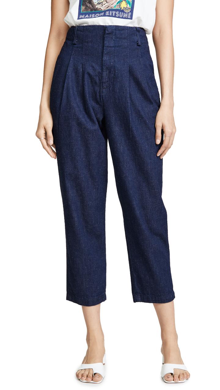 Ag Yasmeen Pleated Trousers