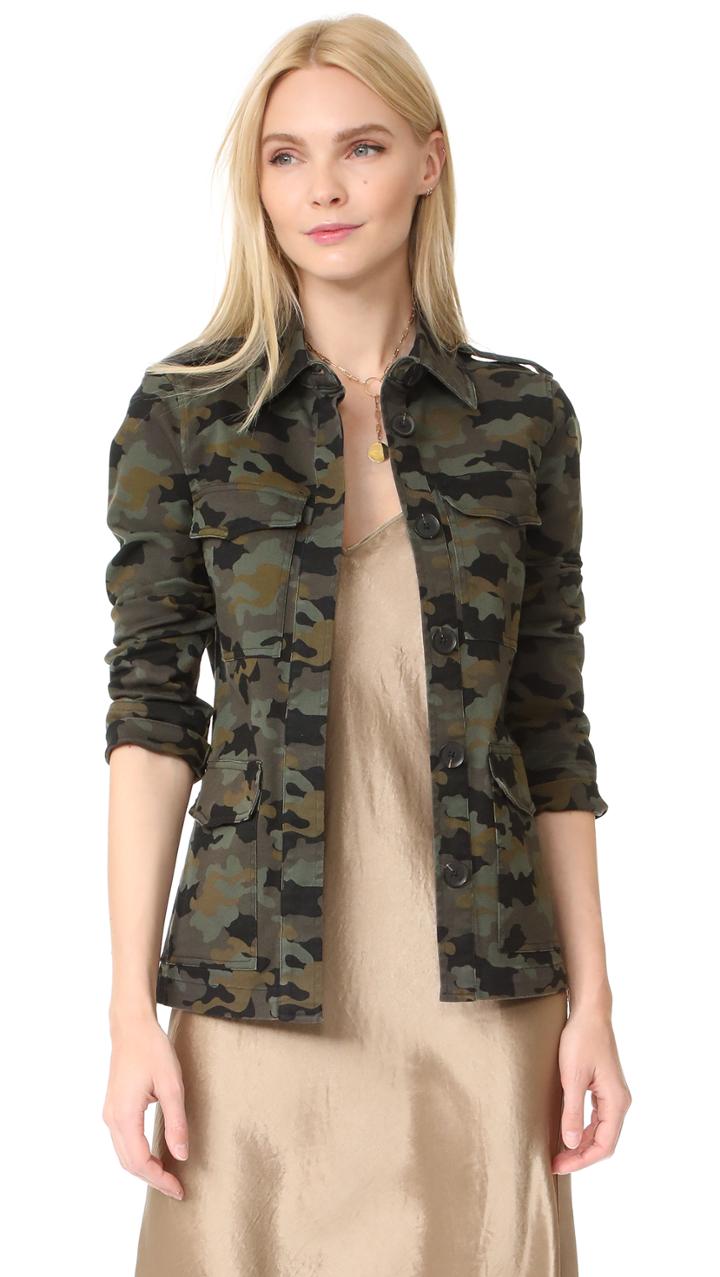 L Agence The Cromwell Military Jacket