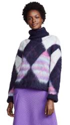 Diane Von Furstenberg Chunky Mohair Turtleneck