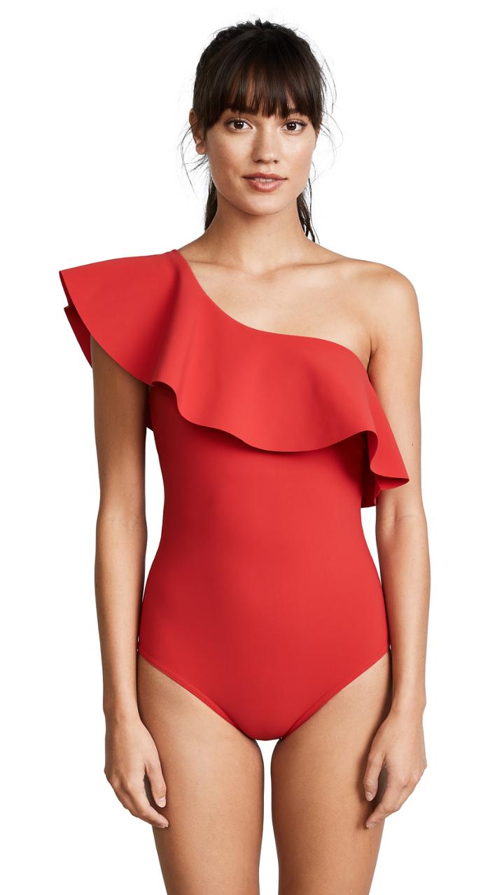 Karla Colletto Zaha One Shoulder Maillot