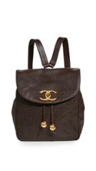 What Goes Around Comes Around Chanel Brown Caviar Backpack