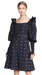 N Duo Dance Through Meadows Puff Sleeve Floral Dress