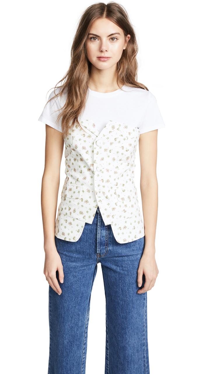 Keepsake Blossom Wrap Top