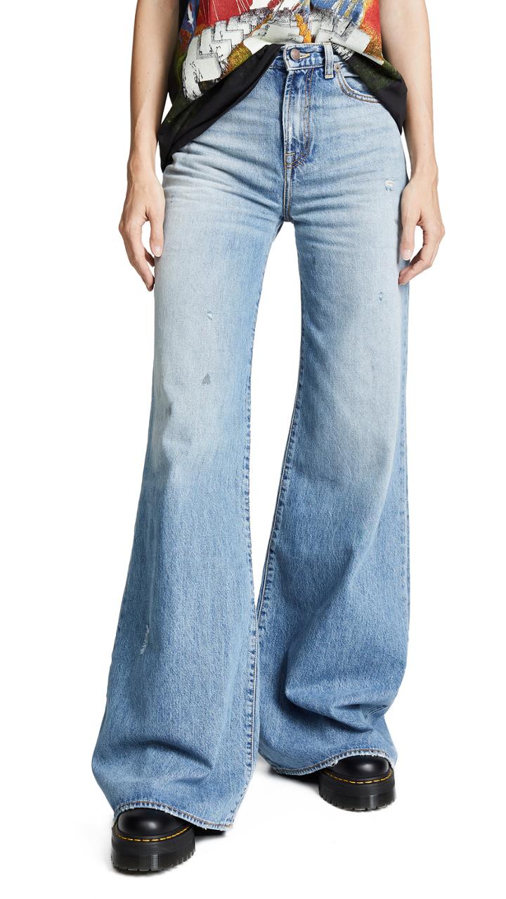 R13 Raegan Wide Leg Jeans