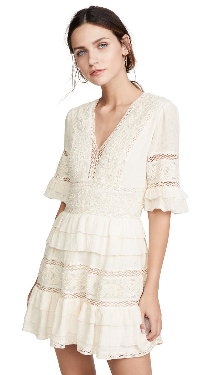 Love Sam Chateau Embellished Mini Dress