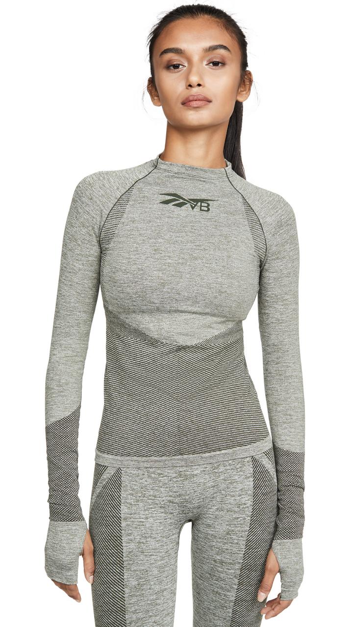 Reebok X Victoria Beckham Rbk Vb Seamless Longsleeve Tee