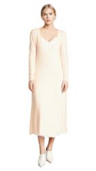 Ryan Roche Front Tie Cashmere Dress