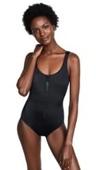Solid Striped The Joan One Piece Swimsuit
