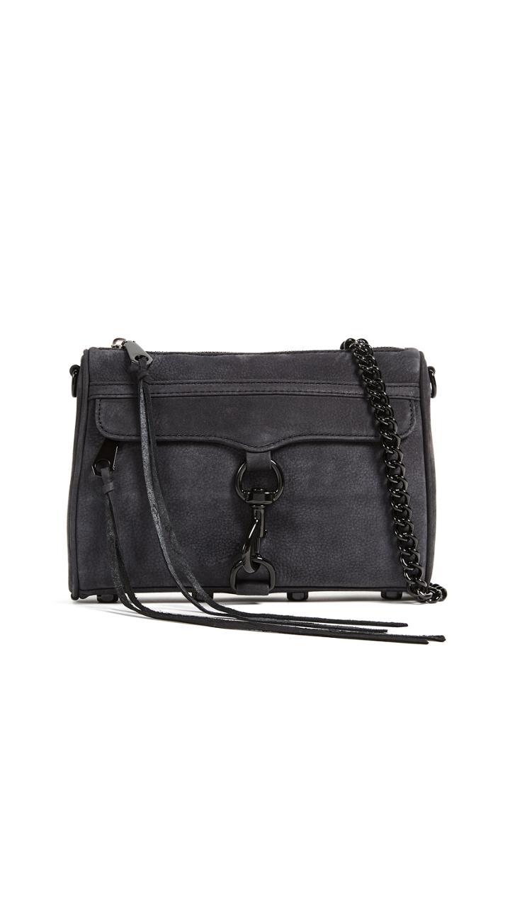 Rebecca Minkoff Nubuck Mini Mac Cross Body Bag