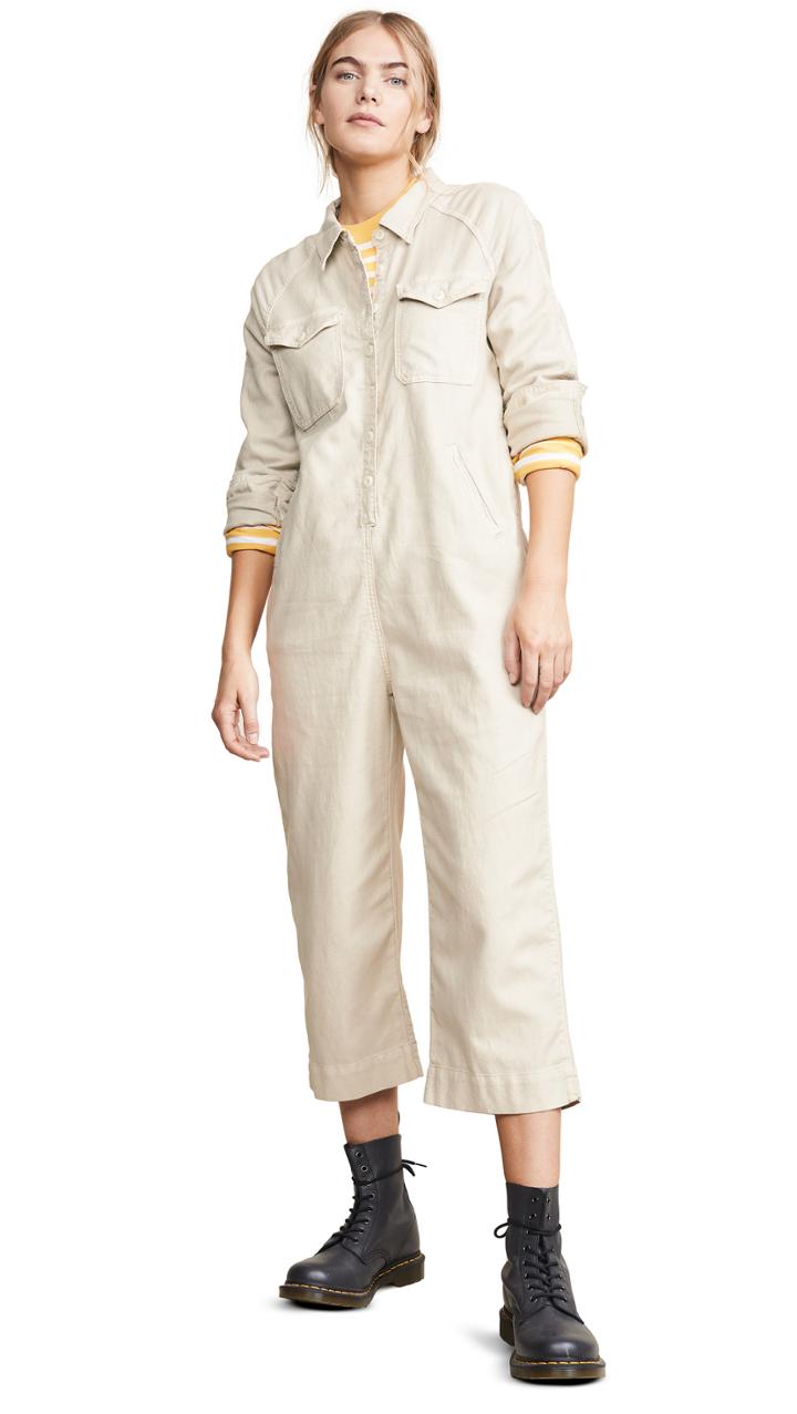 The Great The Cropped Boiler Jumpsuit