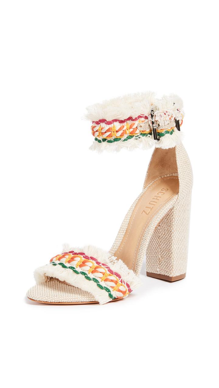 Schutz Zoola Block Heel Sandals