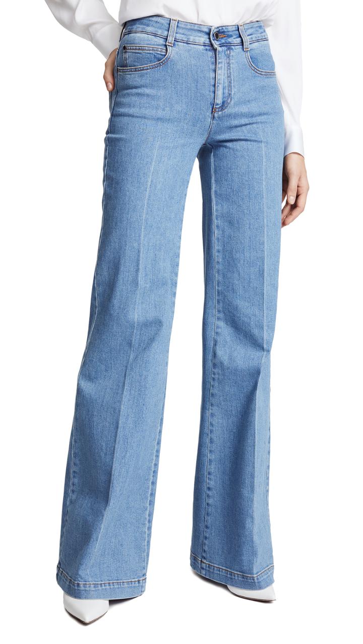 Stella Mccartney Wide Leg Jeans