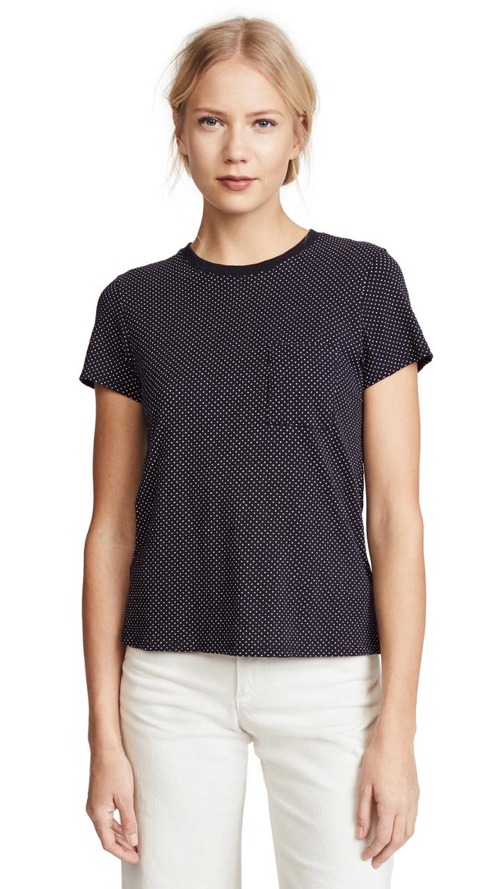 Atm Anthony Thomas Melillo Dot Pocket Tee