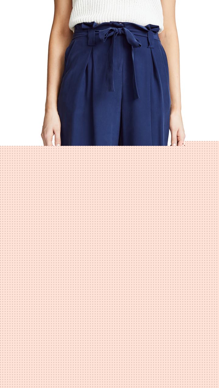 L Agence Alex Paperbag Shorts