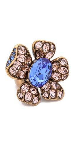 Oscar De La Renta Flower Ring