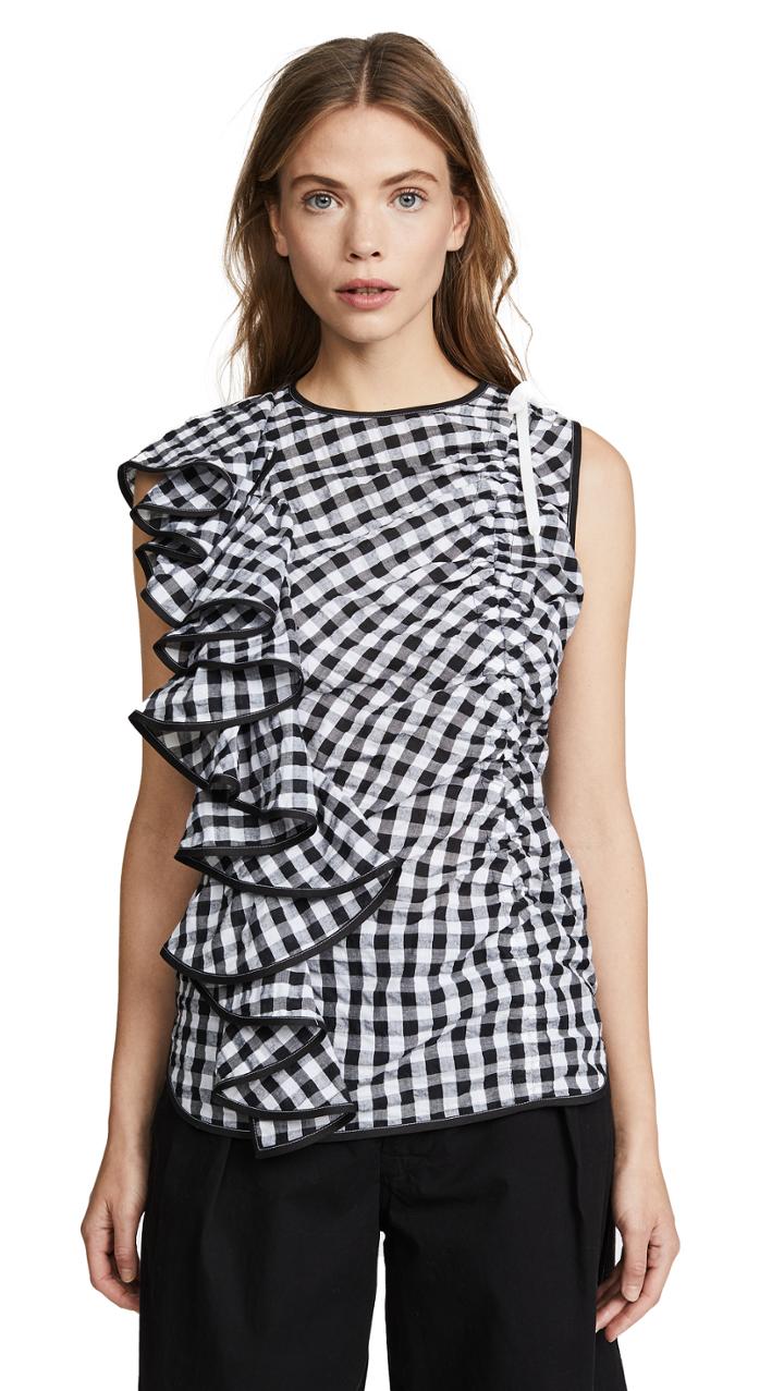 Marianna Senchina Ruffle Top