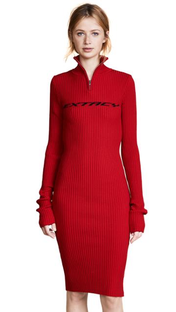 M I S B H V Extacy Half Zip Dress