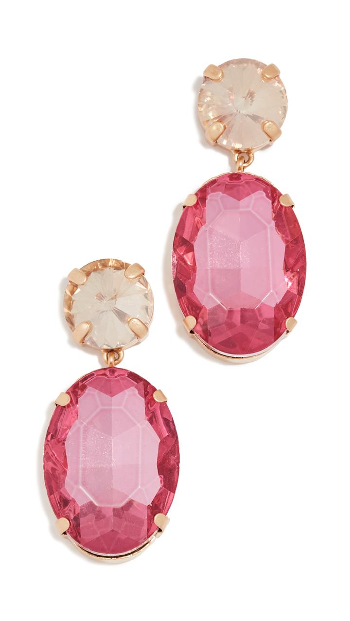 Baublebar Oval Gem Drop Earrings