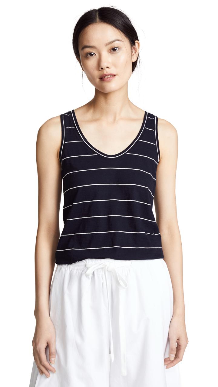 Vince Skinny Stripe Tank