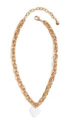 Baublebar Chain Necklace With Heart Pendant