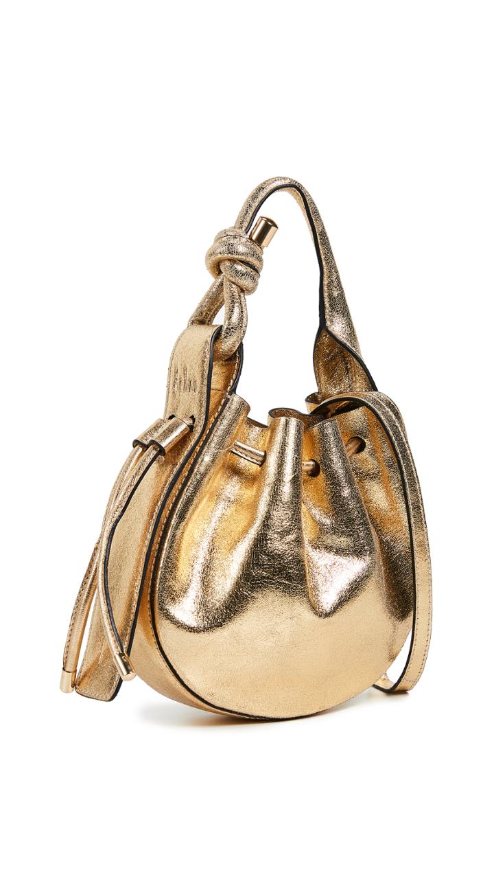 Behno Ina Mini Metallic Crossbody Bag