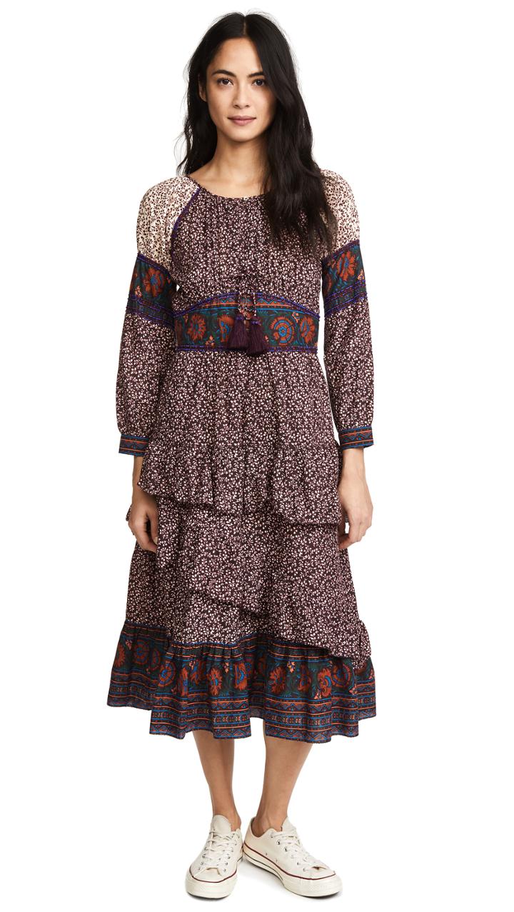 Sea Structure Sleeve Pencil Dress