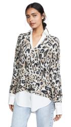 Brochu Walker Printed Layered V Neck