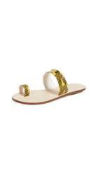 Tibi Cedric Toe Ring Slide Sandals