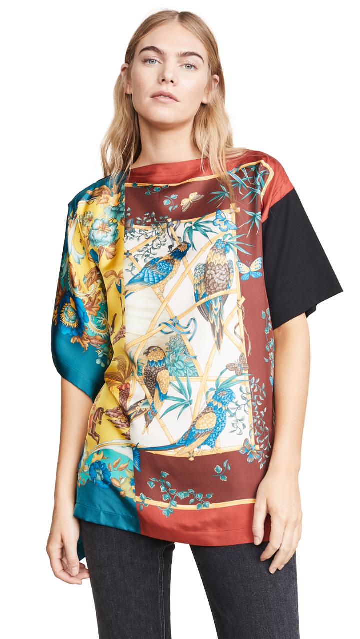 Salvatore Ferragamo Scarf Top