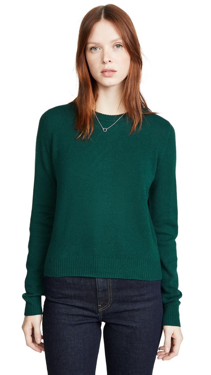Reformation Cashmere Crew Neck Sweater