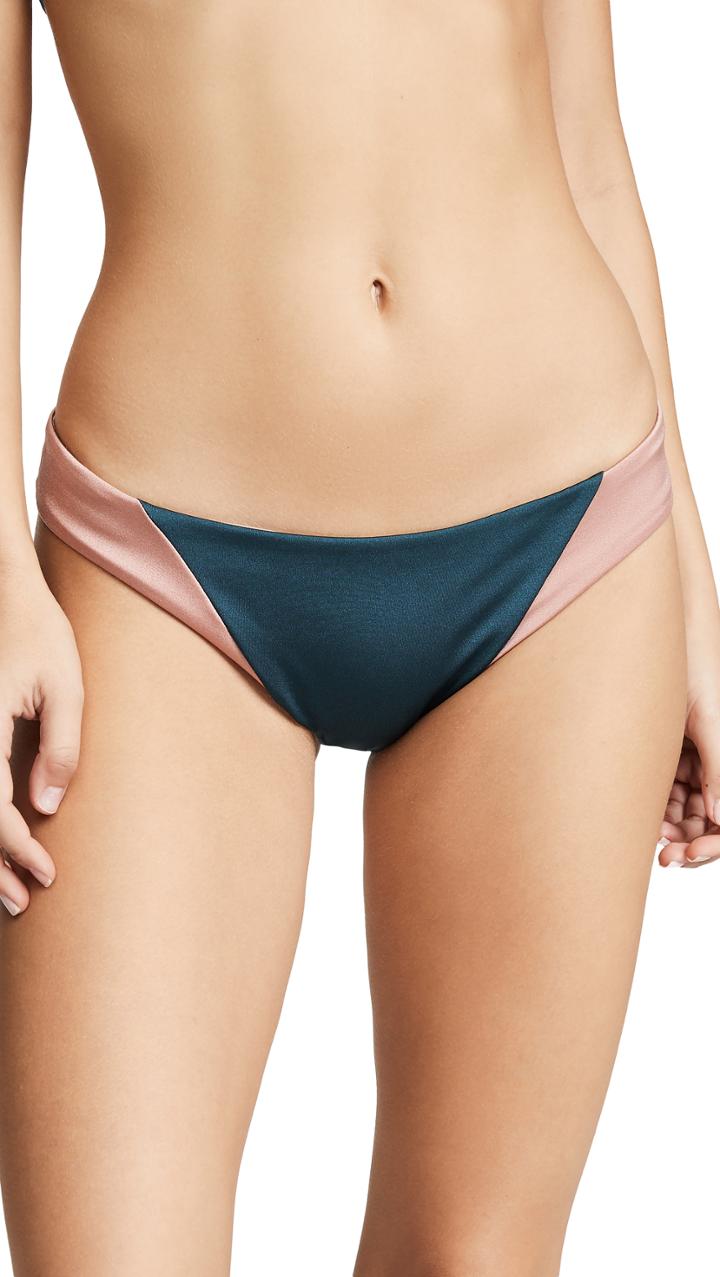 Tori Praver Swimwear Maelyn High Leg Cheeky Bikini Bottoms