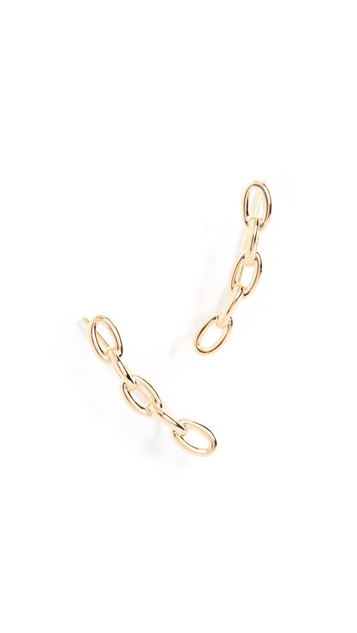 Kate Spade New York Chain Reaction Link Earrings