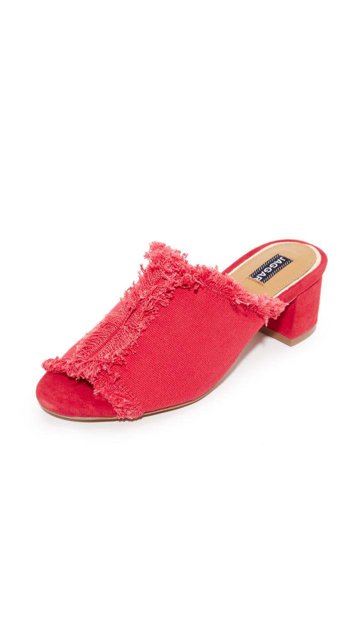 Jaggar Resolve Block Heel Mules
