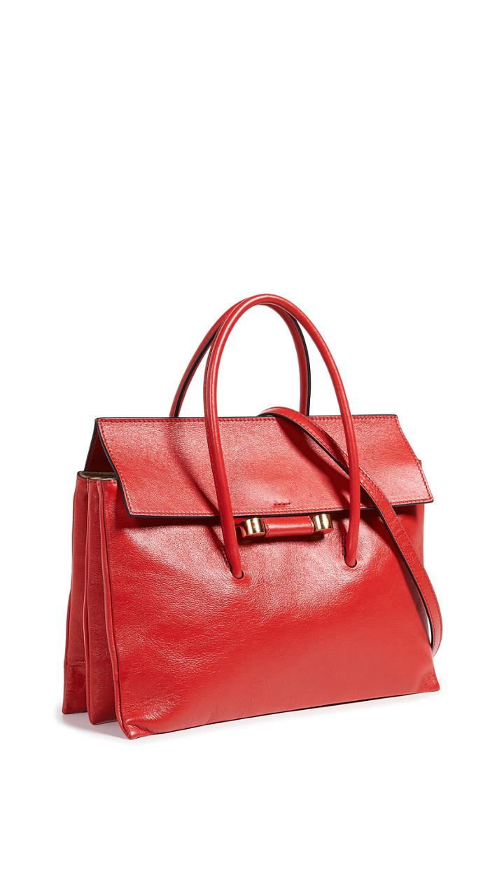 Marni Caddy Soft Top Handle Shoulder Bag