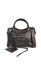What Goes Around Comes Around Balenciaga Brown Leather Classic City Mini Bag