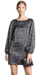 Equipment Zipporah Monochrome Leopard Dress