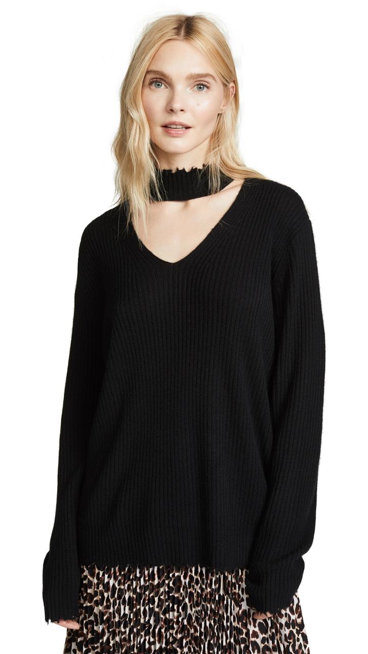 R13 Choker Cashmere Sweater