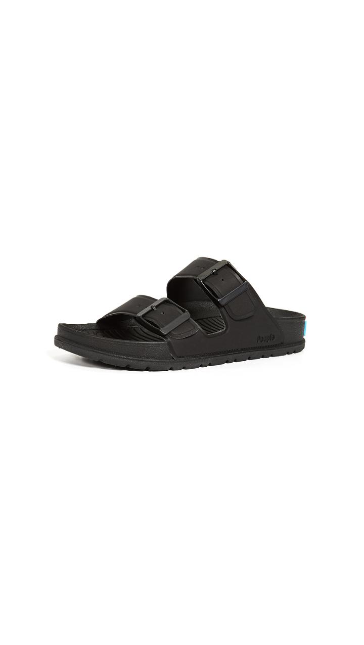 People Footwear Lennon Buckle Slides