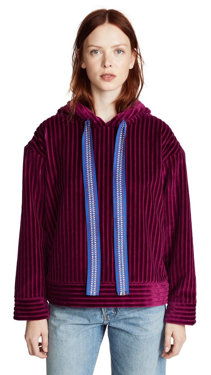 Mira Mikati Velvet Hoodie