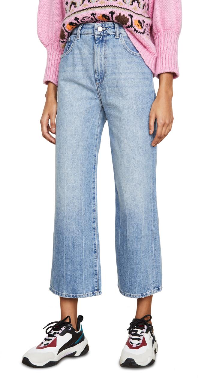 Dl1961 X Marianna Hewitt Hepburn High Rise Wide Leg Jeans