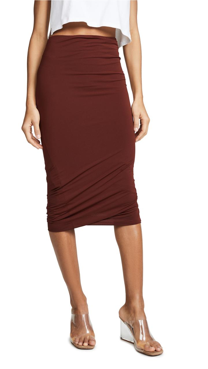 Alexanderwang T Crepe Jersey Twisted Skirt