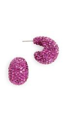 Kate Spade New York Clay Pave Huggie Earrings