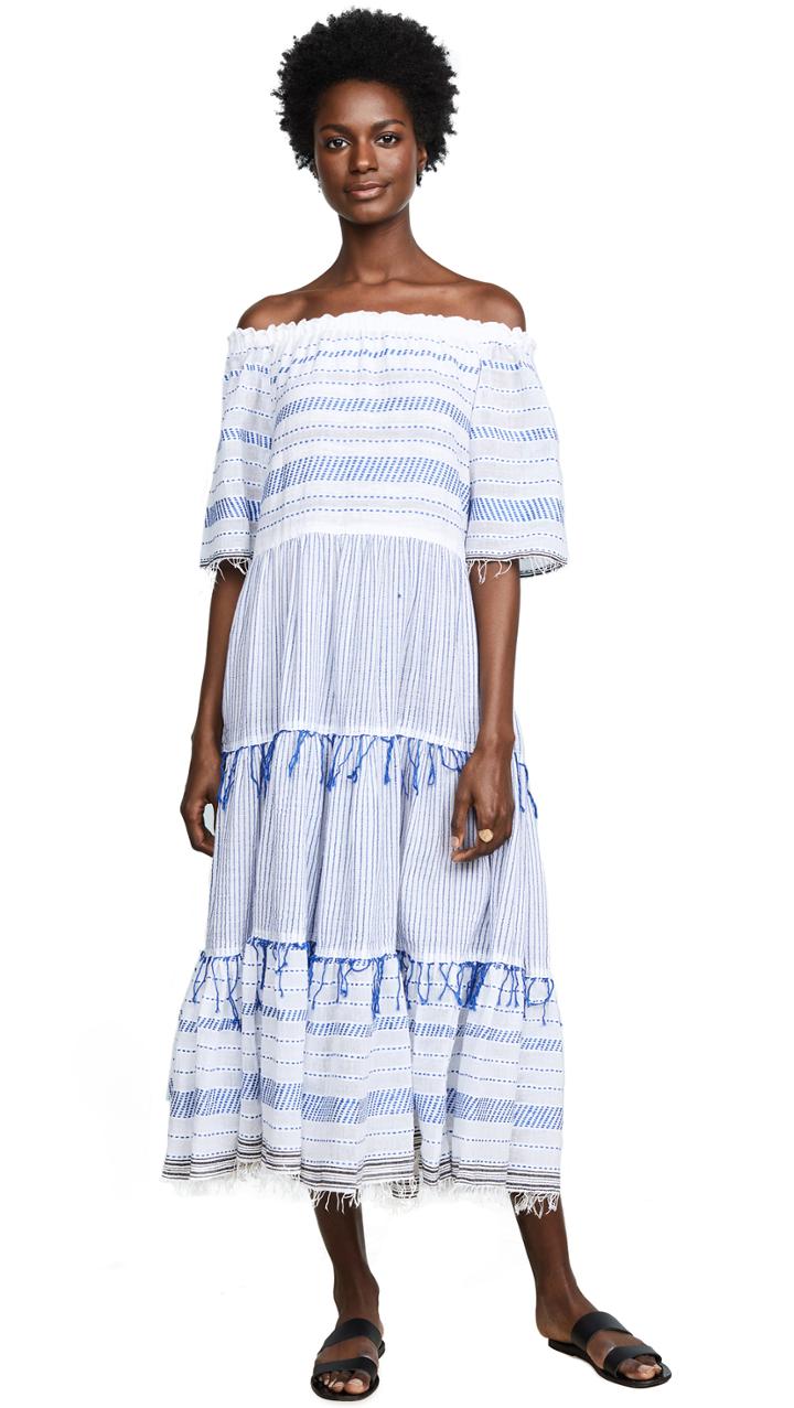 Lemlem Tiki Long Tier Dress