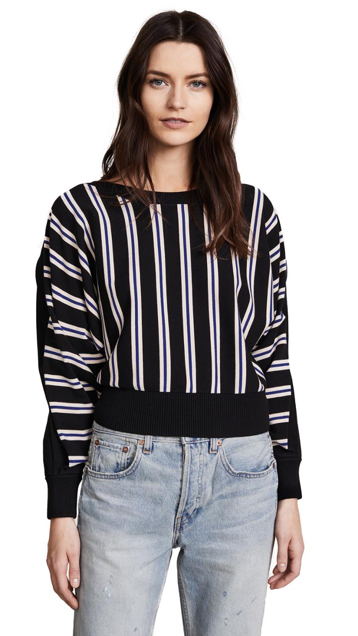 3 1 Phillip Lim 3 4 Sleeve Ottoman Stripe Sweater