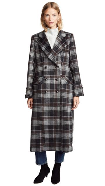 Sosken Gin Plaid Coat