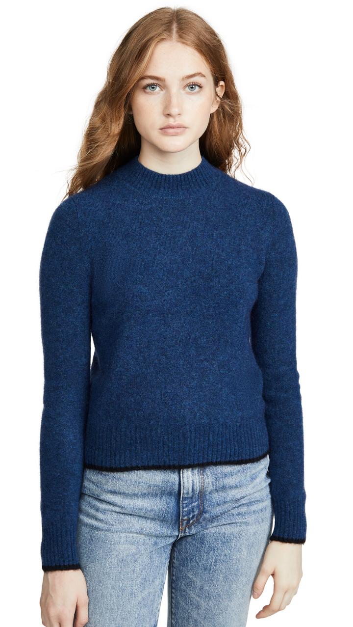 Vince Contrast Tip Pullover